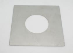 Bellco Glass, Inc.&nbsp;Stabilizes pipette canisters during useStainless steel constructionUse with 38mm od glass pipette canistersDimensions:90 x 90mm