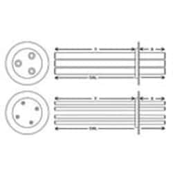 Bellco Glass, Inc. Manufactured from 316l stainless steel with electropolish finish ra 32 or better inside and out. Used for gl45 sidearms. Includes polypropylene blue open top screw cap and white silicone liner. Individual ports for liquid additions or redundant vent overl