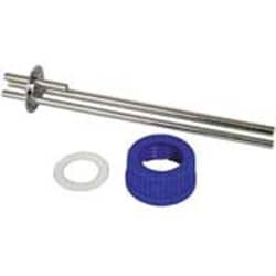 Bellco Glass, Inc. Ideal for use with over head drive vessels. Manufactured from 316l electropolished stainless steel with 32ra finish or better.    1-siphon tube 15 5/8