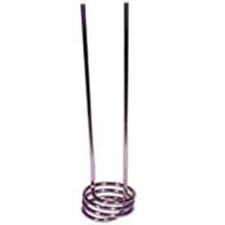 Bellco Glass, Inc. Heating and cooling coils are used for cell culture temperature manipulation within the bioreactor vessel. Must be hooked up to a water circulating mechanism for heating or cooling.    316l electropolished stainless steel