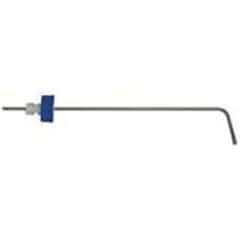 Bellco Glass, Inc. Sparging accessory for vertical sidearm spinner flasks. Manufactured from 316l stainless steel with electropolish finish. Includes polypropylene cap with 1/4
