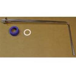 Bellco Glass, Inc. 316-l stainless steel ra32 or better finish10 micron porosity stainless steel frit for low profile vertical side arm vessels.Frit is removable for cleaning. Comes with 45mm blue polypropylene open top cap and silicone gasketTriple tube configuration wi