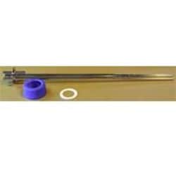 Bellco Glass, Inc. Thermowell assemblies are used to hold inside one tube the rtd temperature sensor that monitors the temperature within the vessel in conjunction with a temperature controller. There are also tubes for addition of media and vent tube.    Port Thermowell a