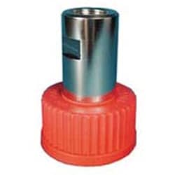 Bellco Glass, Inc. Bellco stainless steel probe holder is designed to be used with our 45mm blue polypropylene open top caps and white silicone gaskets. A wide variety of fittings are available to allow ph and do monitoring via insertion of these probes into the sidearms of