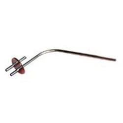 Bellco Glass, Inc. All port assemblies are manufactured from 316l stainless steel and have an electropolish finish. 2- port assemblies have siphon and vent tubes. 3-port assemblies have siphon, fill tube and vent tubes. All port assemblies include a 45mm blue polypropylene