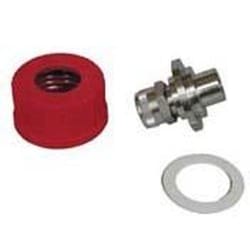 Bellco Glass, Inc.&nbsp;Stainless Steel Fitting w/Cap, 1/2in.