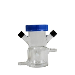 Bellco Glass, Inc.&nbsp;For use circulating water bath or chiller and magnetic stir plate. Hose connection accepts 3/8