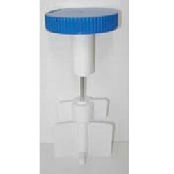 Bellco Glass, Inc. Stainless steel shaft design prevents cell damage and minimizes magnetic decoupling. Sealed internal assembly requires less incubator space. For use with bellco 1965-series standard and water jacketed spinner flasks.    Cap size: 100mm    Flask size: 15