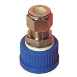 Bellco Glass, Inc. Includes gl32 blue open top polypropylene cap and white silicone gasket. The probe holder is designed specifically for the bio-probe low volume spinner flask. Also designed to secure ph and do probe into 32mm sidearms.