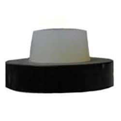 Bellco Glass, Inc. Black phenolic screw caps are manufactured from specially formulated phenolic resin to resist the effects of temperature and steam autoclaving. They have a non-toxic white rubber liner for all general culture applications.    Consists of screw cap liner