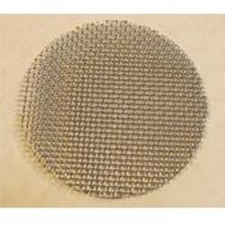 Bellco Glass, Inc. The stainless steel screens are held in place by a retaining ring on the bottom of the pan that is tightened using the screen replacement key. The screens are available in different mesh sizes and have a diameter of 37mm.    Size: 860