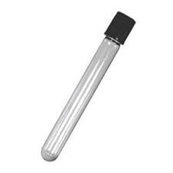 Bellco Glass, Inc. Manufactured from type 1 class a Borosilicate glass. Includes long skirted black phenolic screw cap with white rubber liner    Screw cap included    Size: 16 x 150mm