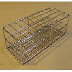 Bellco Glass, Inc.&nbsp;Stainless Steel Tube Rack,16mm-40P 4x10 Spacing