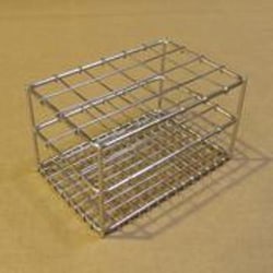 Bellco Glass, Inc.&nbsp;Stainless Steel Tube Rack,18mm-24P 4x6 Spacing