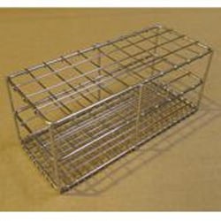 Bellco Glass, Inc.&nbsp;Stainless Steel Tube Rack, 18mm-40P 4x10 Spacing