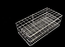 Bellco Glass, Inc.&nbsp;Stainless Steel Tube Rack, 18mm-72P 6x12 Spacing