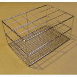 Bellco Glass, Inc.&nbsp;Stainless Steel Tube Rack,38mm-24P 4x6 Spacing