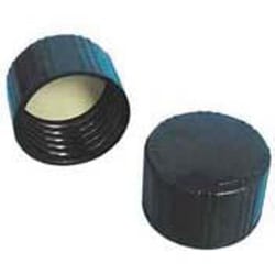 Bellco Glass, Inc. Black phenolic screw caps are manufactured from specially formulated phenolic resin to resist the effects of temperature and steam autoclaving. They have a non-toxic white rubber liner for all general culture applications. The deep skirt reduces risk of c