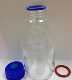 Bellco Glass, Inc.&nbsp;The anaerobic culture bottle is designed for the growth of anaerobic bacteria and maintaining anaerobic conditions. The bottle features a 45 gl screw cap with silicone o-ring and blue butyl rubber stopper. This allows for easy access of contents and elimi