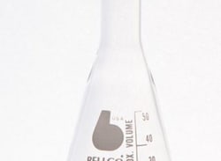 Bellco Glass, Inc. Manufactured for type 1 class a Borosilicate glass. Ideal for growing, storing, and mixing of aerobic and anaerobic cultures. Graduated to approximate volumes.    Size: 50ml    Closure: 18    Dimensions: 50x105mm    Stainless steel closure (2005 serie