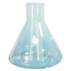 Bellco Glass, Inc. Manufactured from type 1 class a Borosilicate glass. Designed for culturing organisms that require a large surface area to volume ratio. Break resistant lip to prevent chipping.    Sizes: 1800ml    Dimensions: 200x157mm    Stopper size: 10
