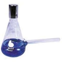 Bellco Glass, Inc. Manufactured from type 1 class a Borosilicate glass. Nephelo culture flask is ideal for growing, storing and mixing of aerobic and anaerobic cultures. Supplied with 25mm bellco stainless steel closures.    Size: 125ml    Includes: bellco stainless steel