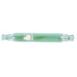 Bellco Glass, Inc. Manufactured from Type 1 Class A Borosilicate glass. Accepts rubber or silicone tubing with 6.4mm ID. Fully autoclavable and utilizes glass wool fibers for non-sterile filtering.    Dimensions: 6.4 x 16mm