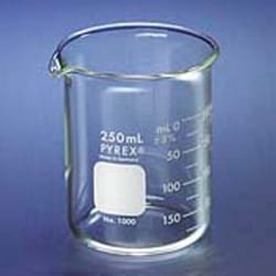Bellco Glass, Inc. Manufactured from Type 1 Class A Borosilicate Glass with a low coefficient of expansion. Heavy wall beakers meet astime-960 type 1 specifications for classification design capacity and markings. features a easy pour spout, white permanent graduations and