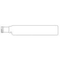 Bellco Glass, Inc.&nbsp;Ideal for large area mono-layer cell culture growth. Offset neck prevents culture from entering neck area. Working volume is approximately one half total volume. Neck is designed for use with 38mm deep skirted non-toxic rubber lined black phenolic screw c