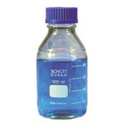 Bellco Glass, Inc. Manufactured from Type 1 Class A Borosilicate Glass. These media storage bottles are chemically resistant ans stable. They are suitable for storage as well as for mixing and sampling. They are autoclavable and have white graduations and marking spot. On s