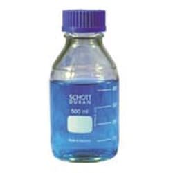 Bellco Glass, Inc.&nbsp;Media Bttle W/Blue S/Cap,2L Schott
