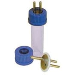 Bellco Glass, Inc. Manufactured from Type 1 Class A Borosilicate Glass. Flat bottom Borosilicate glass tube with 32mm thread opening. Screened with a 10mm white marking spot. Port assembly is manufactured from 316L stainless steel. Electropolished for easy cleaning. The Lon