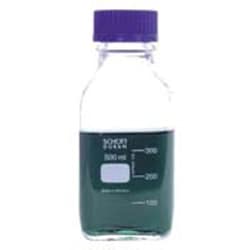 Bellco Glass, Inc. Manufactured from Type 1 Class A Borosilicate Glass. Square storage bottles are space saving in the autoclave or on the shelf. They are chemically resistant and stable for media preparation and storage. Space saving square design with sloped shoulder is f