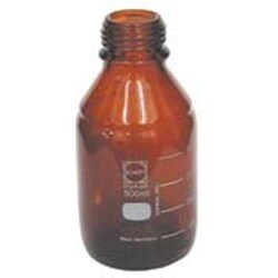 Bellco Glass, Inc.&nbsp;Manufactured from Type 1 Class A Borosilicate Glass. This bottle protects is contents up to 500nm or UV radiation. These bottles are specifically suitable for preparing light sensitive media and for storing substances for extended periods of time. The bot