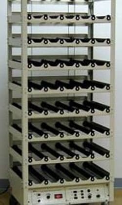 Bellco Glass, Inc. The Bellco Sci/ERA Cell Production Roller Apparatus has been designed for production of mammalian cells, viruses and cell products.  Non-modular production units come in 45 and 50 bottle positions with over 80,000 cm2 of surface area.  All units feature a