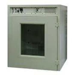 Bellco Glass, Inc. The Bellco Mini Refrigerated Roll-In Incubator has 21 cubic feet of volume and is designed for use with Bellco's Cell Production Roller Apparatus (CPRA) up to 2 decks high.  The flush-to-floor design allows easy movement of the CPRA in and out of the cham