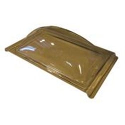 Bellco Glass, Inc. Single pan plastic dome cover is constructed from 3/16