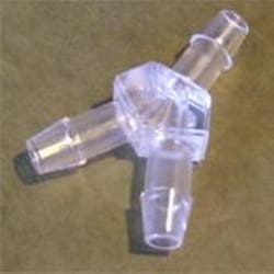 Bellco Glass, Inc.&nbsp;Y Barb Tubing Connector,1/4ID Pkg of 10
