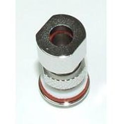Bellco Glass, Inc. 316L stainless steel compression fitting for use with 1/4