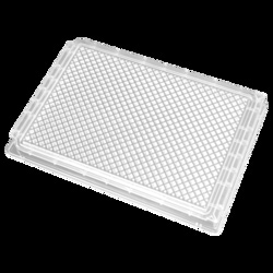 Beckman Coulter Echo Qualified 384-well Cyclic Olefin Copolymer (COC) Source Microplate, Low Dead Volume, Clear, Sterile, Surface-treated with Carboxyl Coating