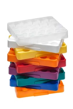 VWR INTERNATIONAL INC Rack for 15 mL Tubes, Assorted Colors, 5/cs, Quantity: