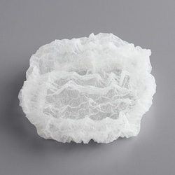 Andwin Scientific 24" White Disposable Bouffant Cap, 1000/case, Quantity: