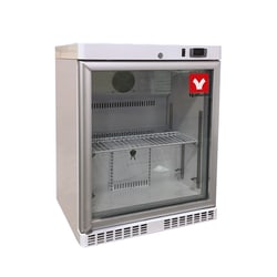 Andwin Scientific Yamato Undercounter & Countertop Refrigerator 1ºc To 7ºc, 2.5 Cu.Ft. With Glass Door, Cycle Defrost, 115V