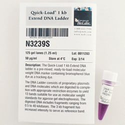 New England Biolabs, Inc. Quick-Load 1 kb Extend DNA Ladder – 1.25 ml,