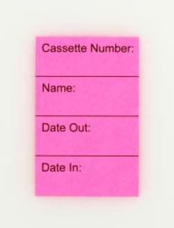 Newcomer Supply Out/In Cards for Tissue/Specimen Blocks, 1,000/box, Quantity: