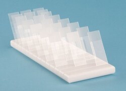 Newcomer Supply Slide Draining Tray, Polyethylene, 40 Slide Capacity, Quantity: