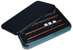 Newcomer Supply StainTray 20 Place with Black Lid. Made of ABS plastic