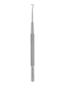 Fine Science Tools&nbsp;Spinal Cord Hook, Angled 90°, Tip: 3mm, 12 cm