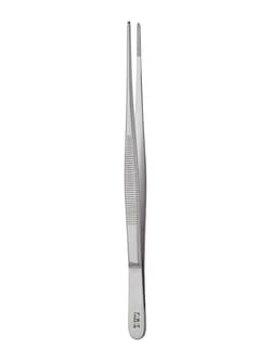 Fine Science Tools Narrow Pattern Forceps, Stainless Steel, Straight, 18 cm