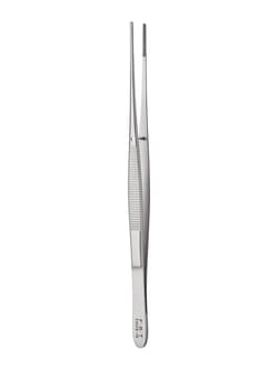 Fine Science Tools Semken Forceps, Stainless Steel, Straight, 15 cm